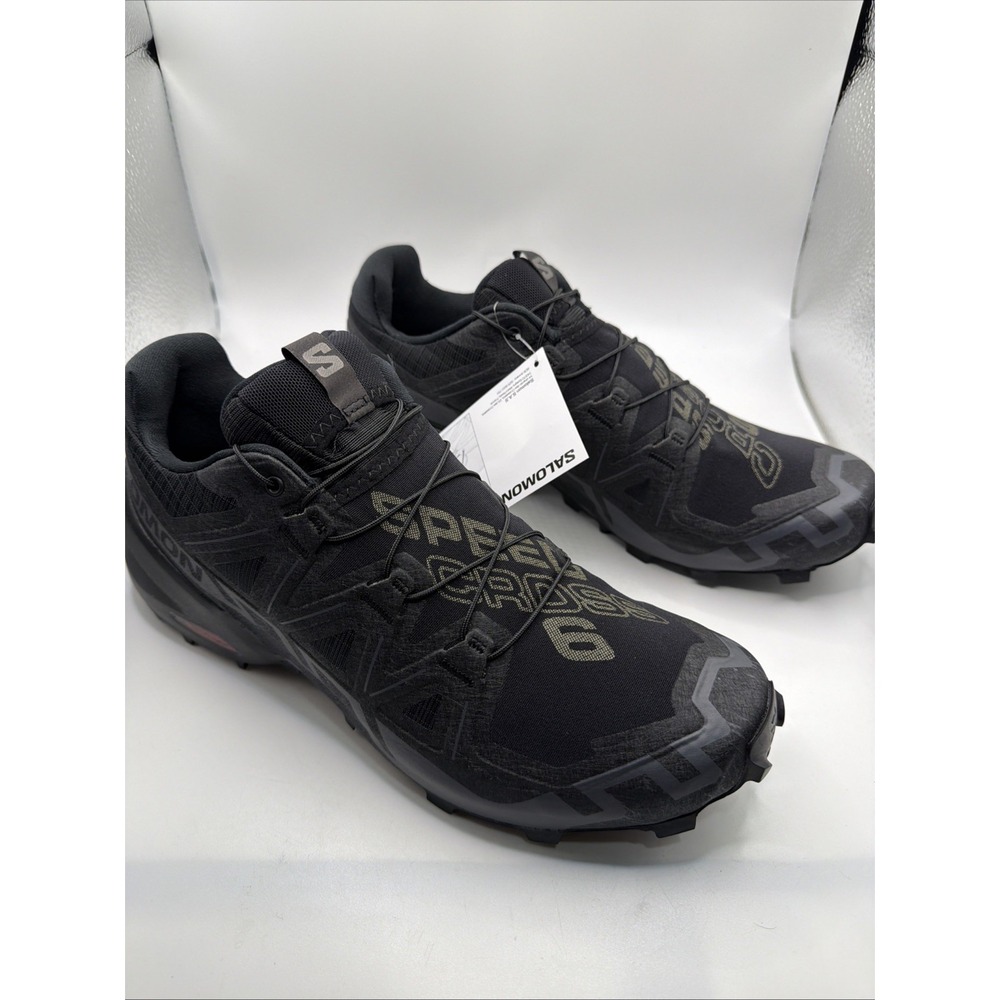 Salomon Men's Black Athletic Trail Running Shoes
